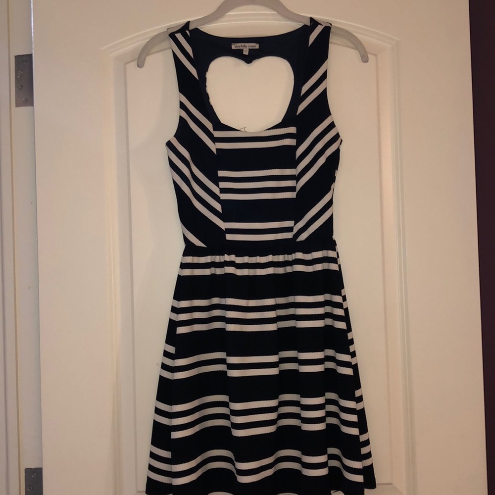 Dress with open back